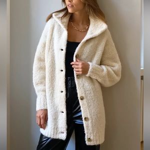 ARITZIA | Wilfred Oversized Alpaca Cardigan | Rose Quartz | Size Medium